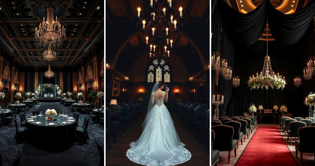 24 Black-Themed Wedding Ideas: Bold & Timeless Elegance