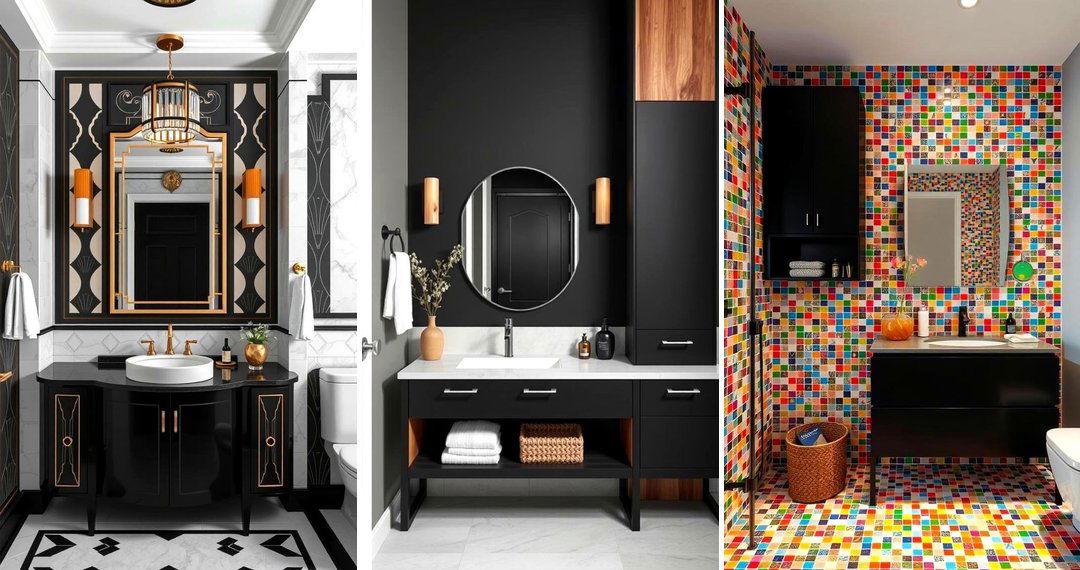 24 Black Vanity Bathroom Ideas: Sleek & Dramatic Designs