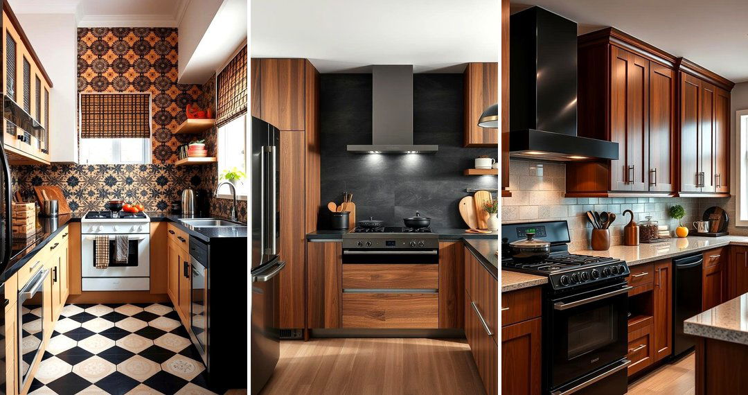 24 Black & Brown Kitchen Color Schemes for Timeless Appeal