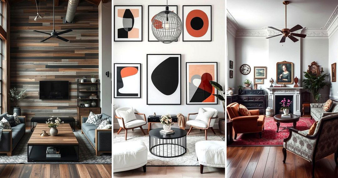24 Black and White Boho Living Room Ideas