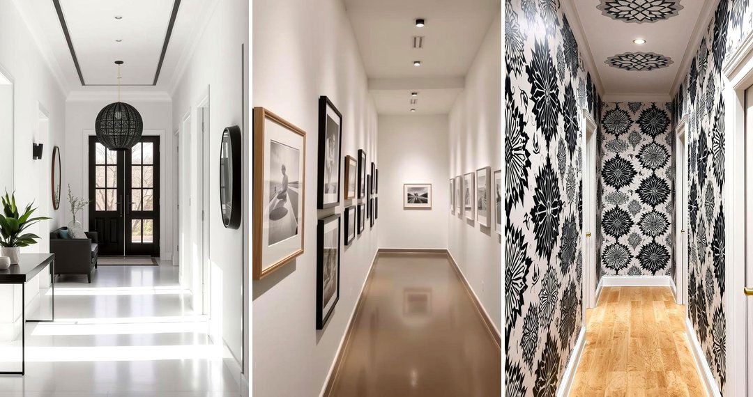 24 Black & White Hallway Ideas: Bold Entryway Statements
