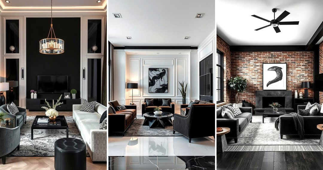 24 Black & White Living Room Ideas for Timeless Elegance