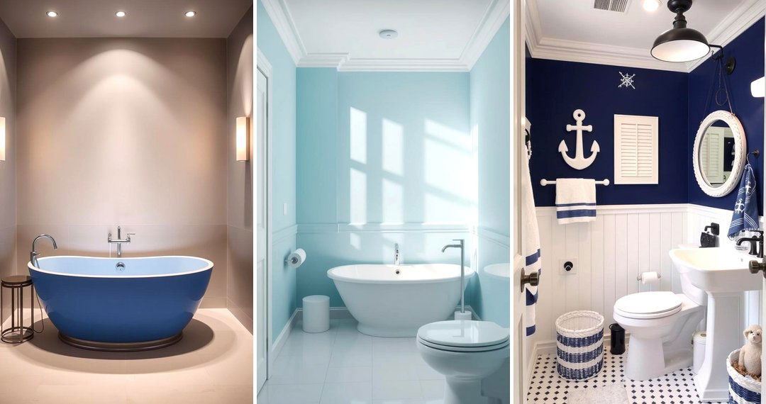 24 Blue Bathroom Ideas for Calming Spa-Like Retreats