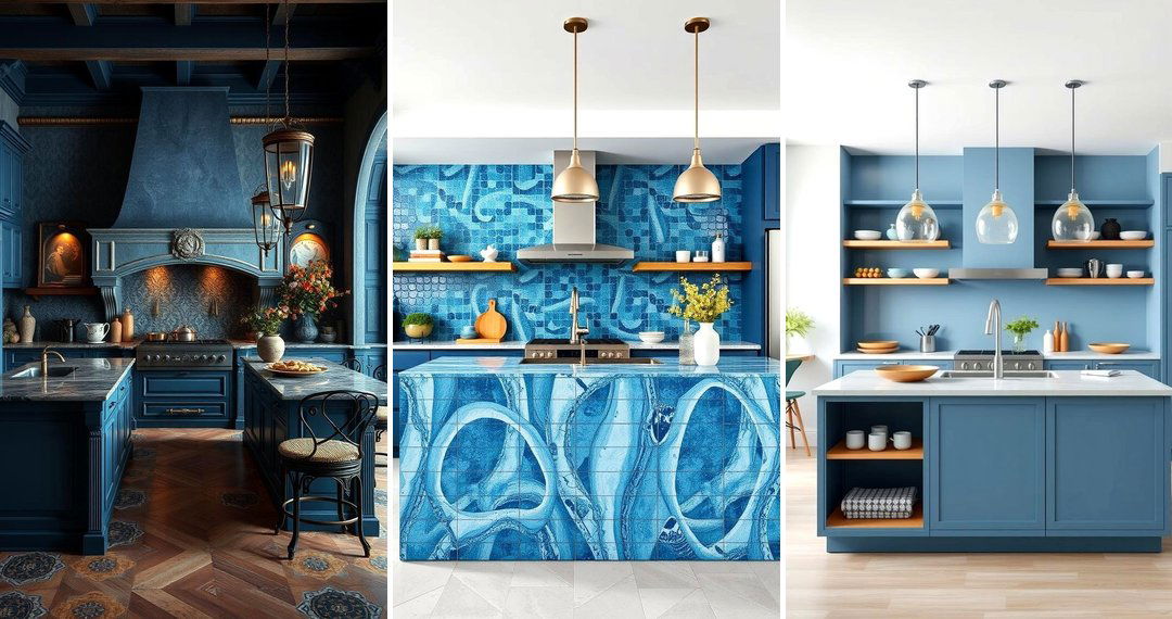 24 Blue Kitchen Island Ideas to Refresh Your Cooking Space