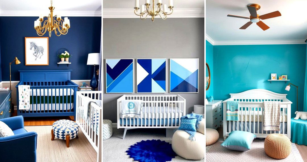 24 Blue Nursery Ideas: Calming & Whimsical Baby Rooms