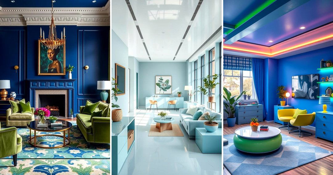 24 Blue & Green Color Combos for Stylish Home Decorating