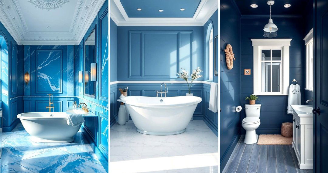 24 Blue and White Bathroom Ideas for a Serene Retreat
