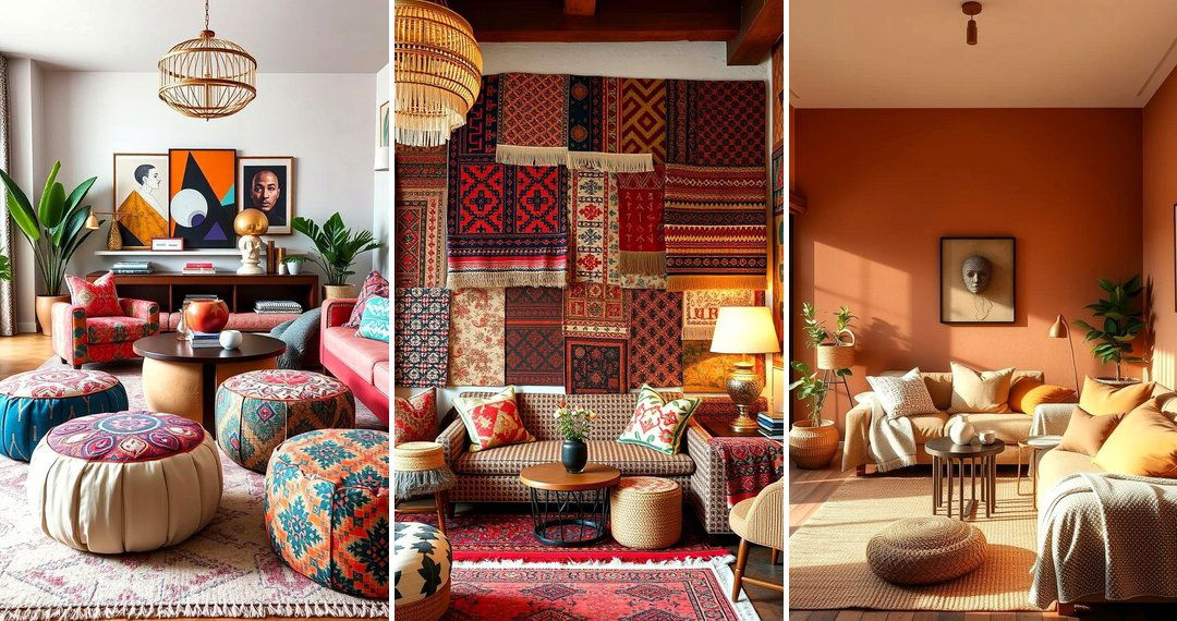 24 Bohemian Interior Design Ideas for Eclectic Home Styles