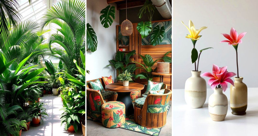 24 Bohemian Tropical Decor Ideas for Vibrant Home Spaces