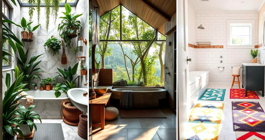 24 Boho Chic Bathroom Decor Ideas for a Relaxing Oasis