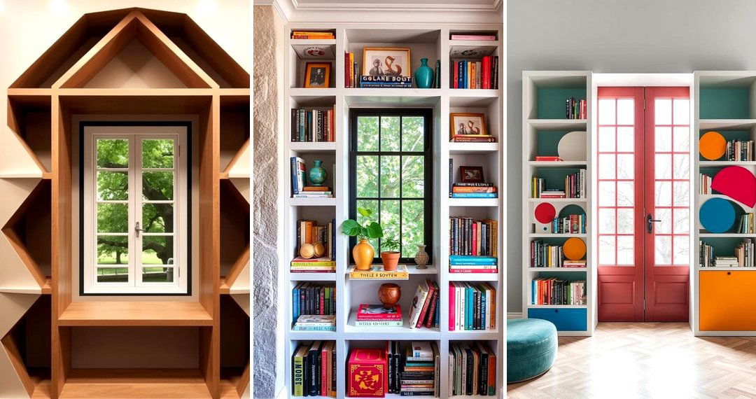 24 Innovative Bookcase Around Window Design Concepts