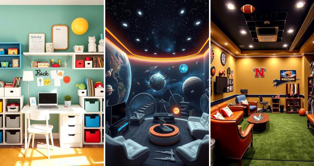 24 Fun and Functional Boys Room Ideas for All Ages