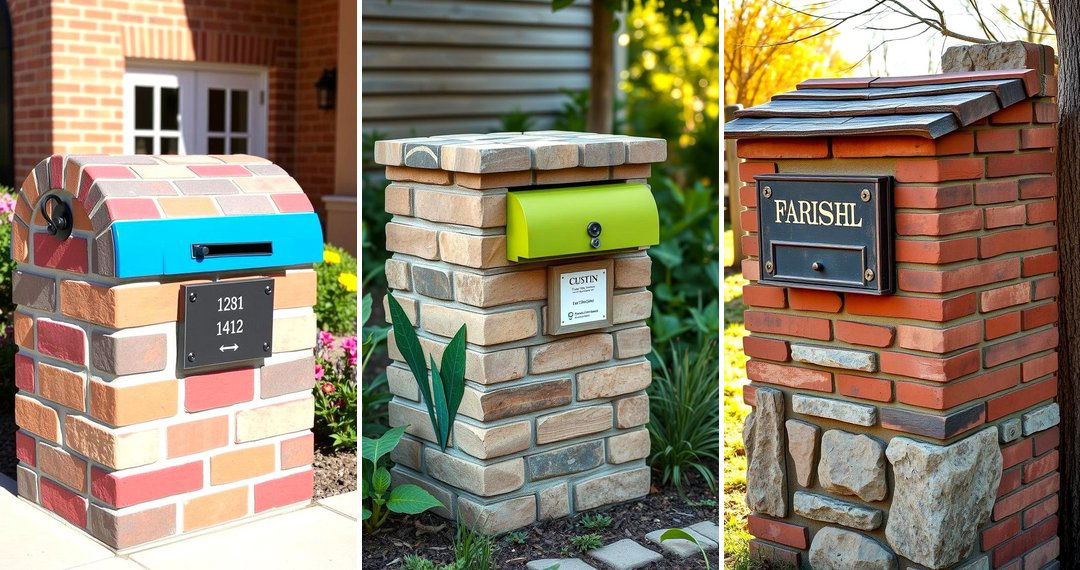 24 Creative Brick Mailbox Ideas to Elevate Your Curb Appeal