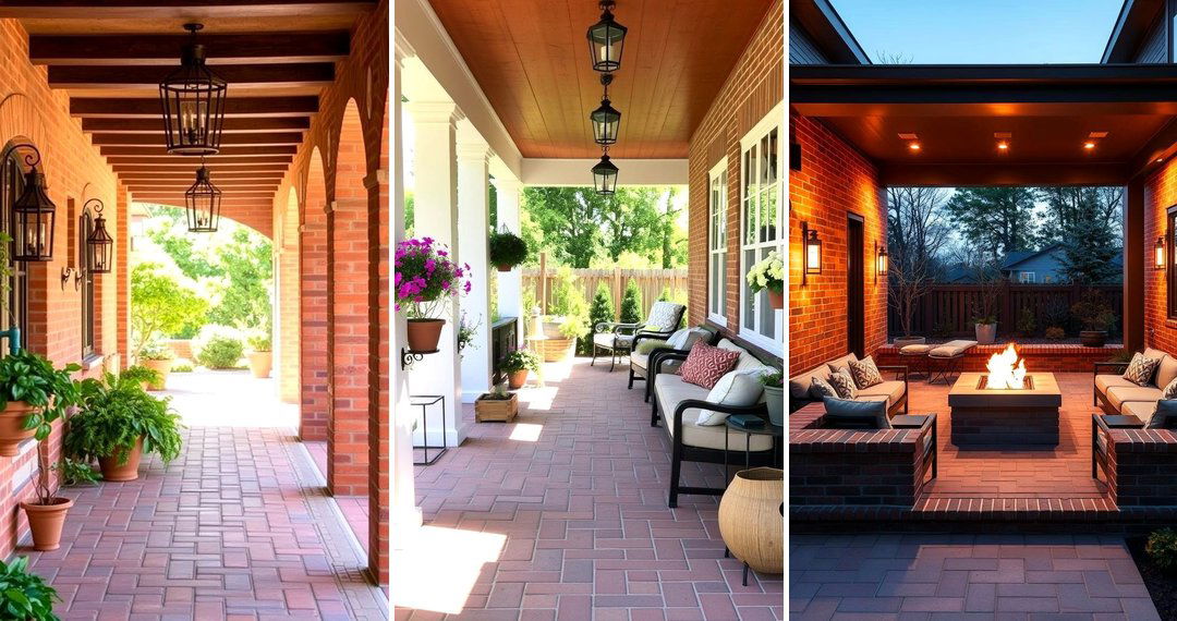 24 Brick Porch Ideas for Charming Outdoor Spaces