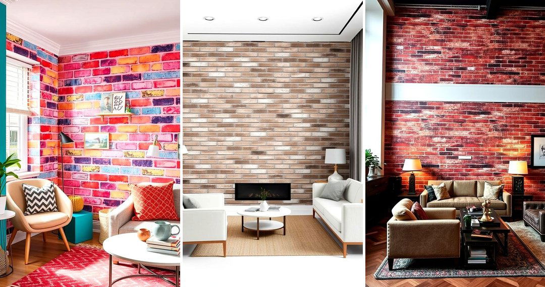 24 Brick Wallpaper Ideas: Industrial Chic Home Accents