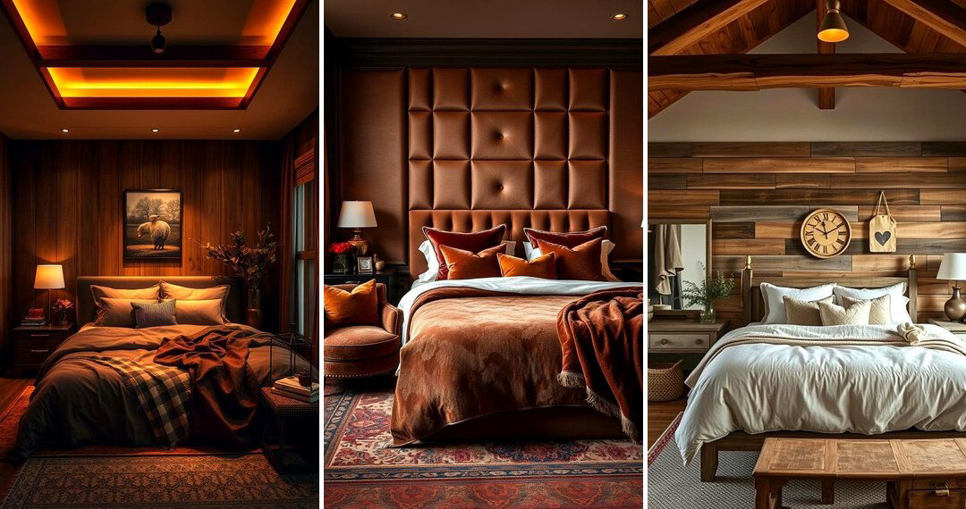 24 Brown Bedroom Ideas for a Warm and Cozy Sleep Retreat