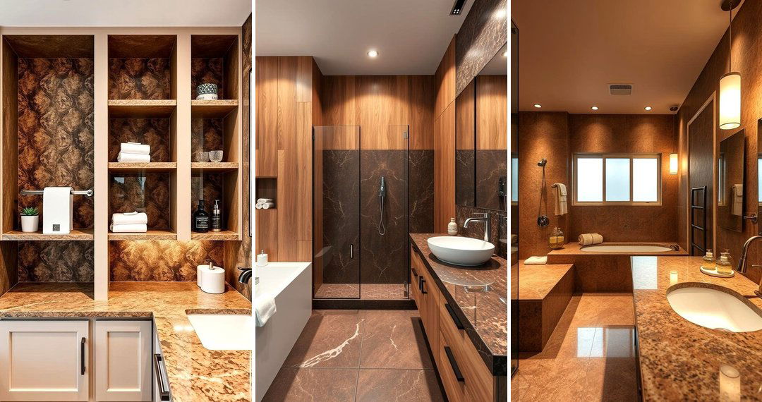 24 Brown Granite Bathroom Ideas for a Luxurious Retreat
