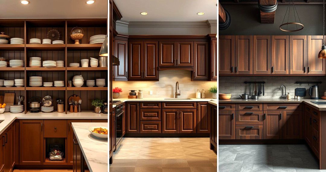 24 Brown Kitchen Cabinet Ideas for a Warm Aesthetic
