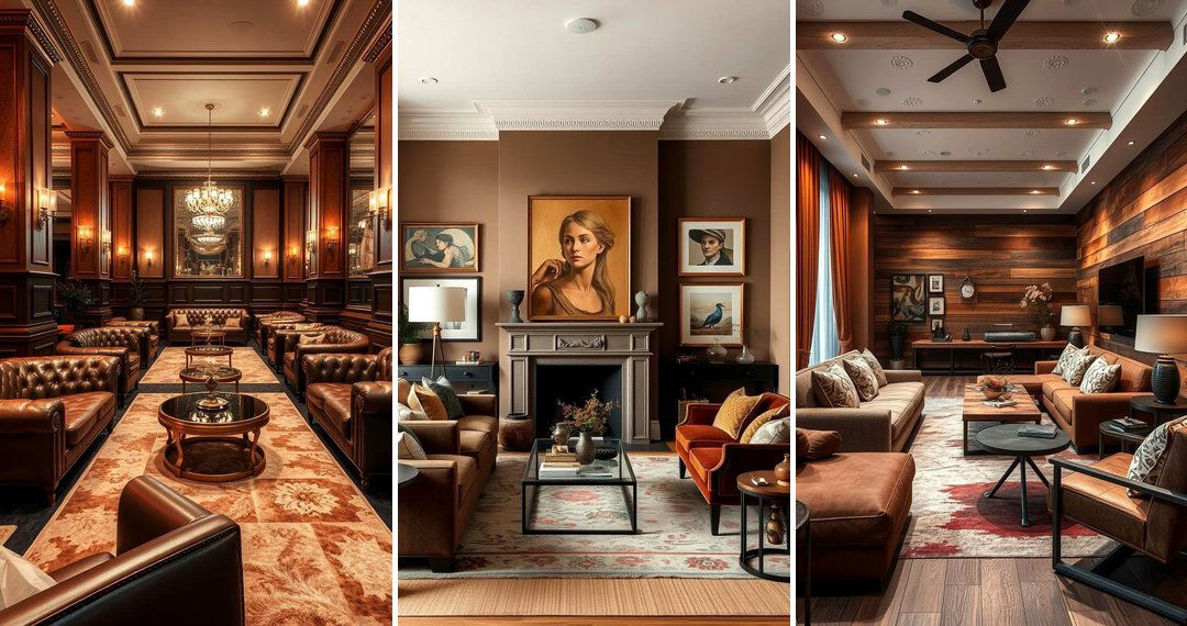 24 Brown Living Room Ideas