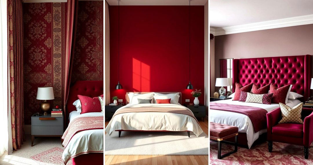 24 Rich Burgundy Bedroom Ideas for Luxurious Sleep Spaces