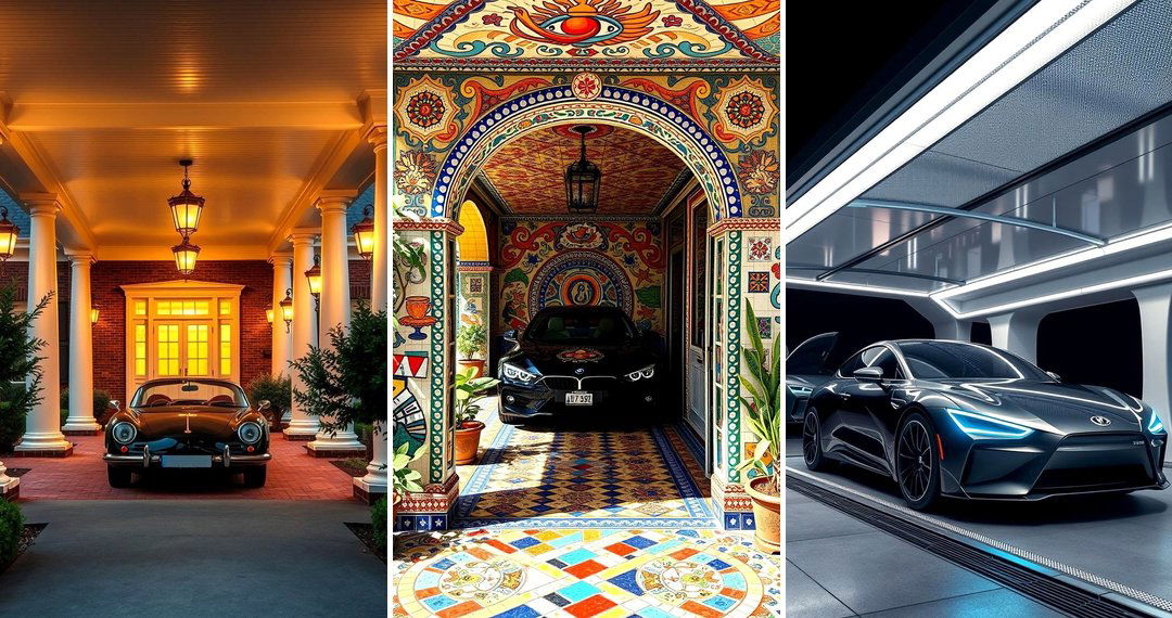 24 Car Porch Design Ideas for Functional Curb Appeal