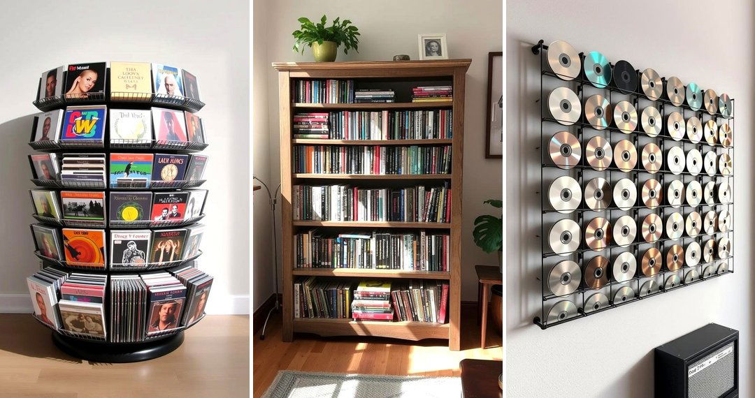 24 CD Storage Ideas to Organize Your Music Collection Neatly