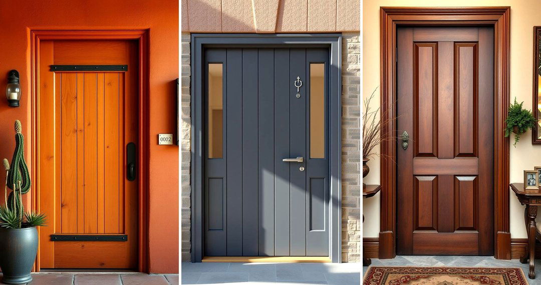 24 Cedar Front Door Color Ideas to Enhance Curb Appeal