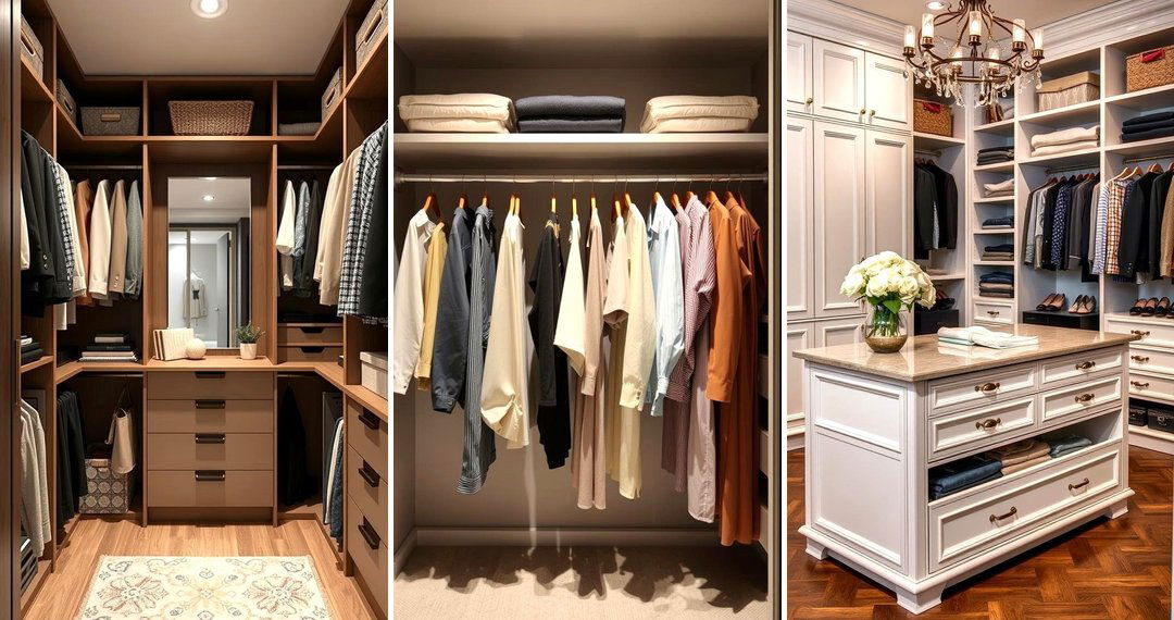 24 Closet Ideas to Maximize Storage and Style