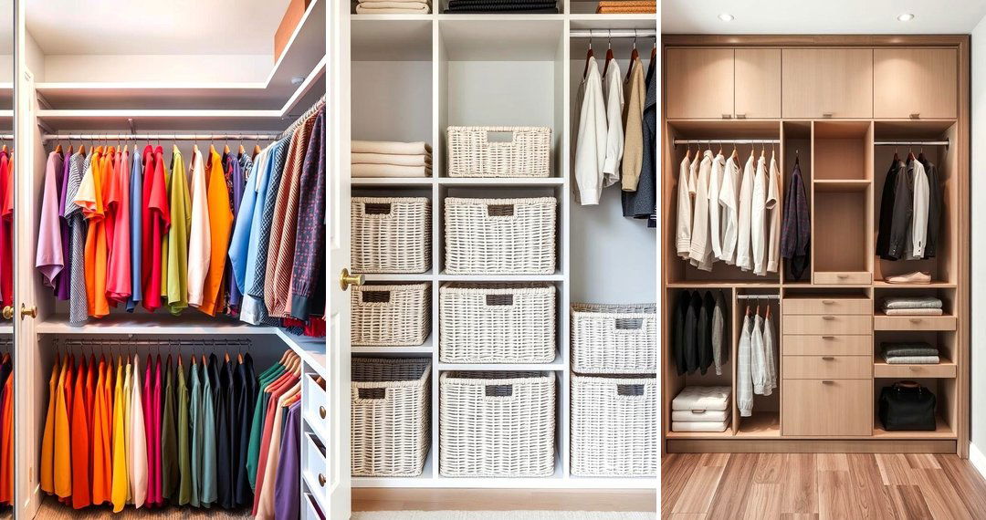 24 Clothes Storage Ideas to Maximize Your Wardrobe Space