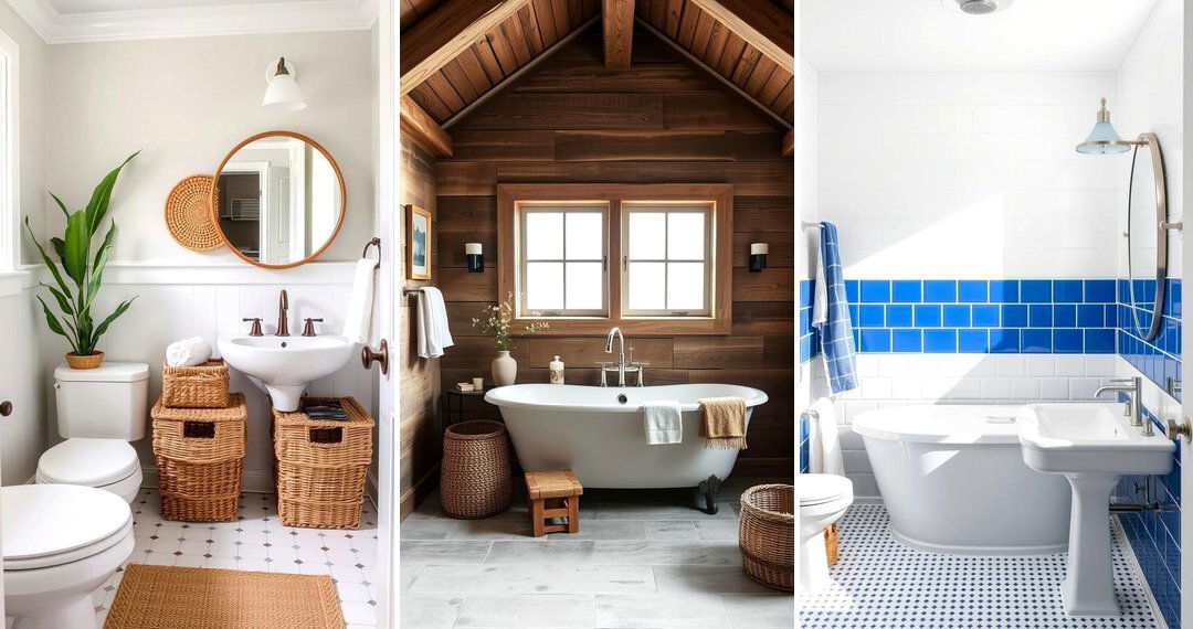 24 Coastal Bathroom Ideas for a Relaxing Beach-Inspired Retreat