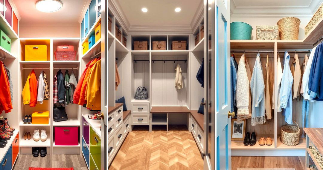 24 Coat Closet Ideas for Maximizing Entryway Storage Efficiency