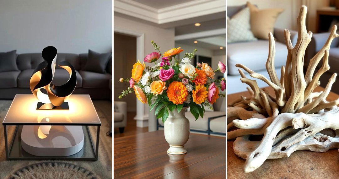 24 Stylish Coffee Table Centerpiece Ideas for Living Room Decor
