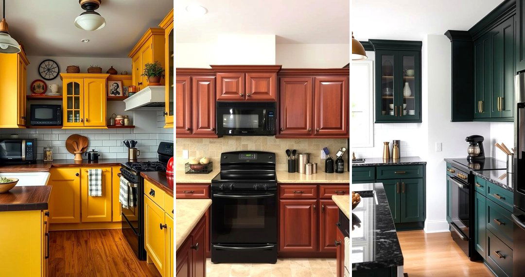 24 Cabinet Colors That Pair Beautifully With Black Appliances