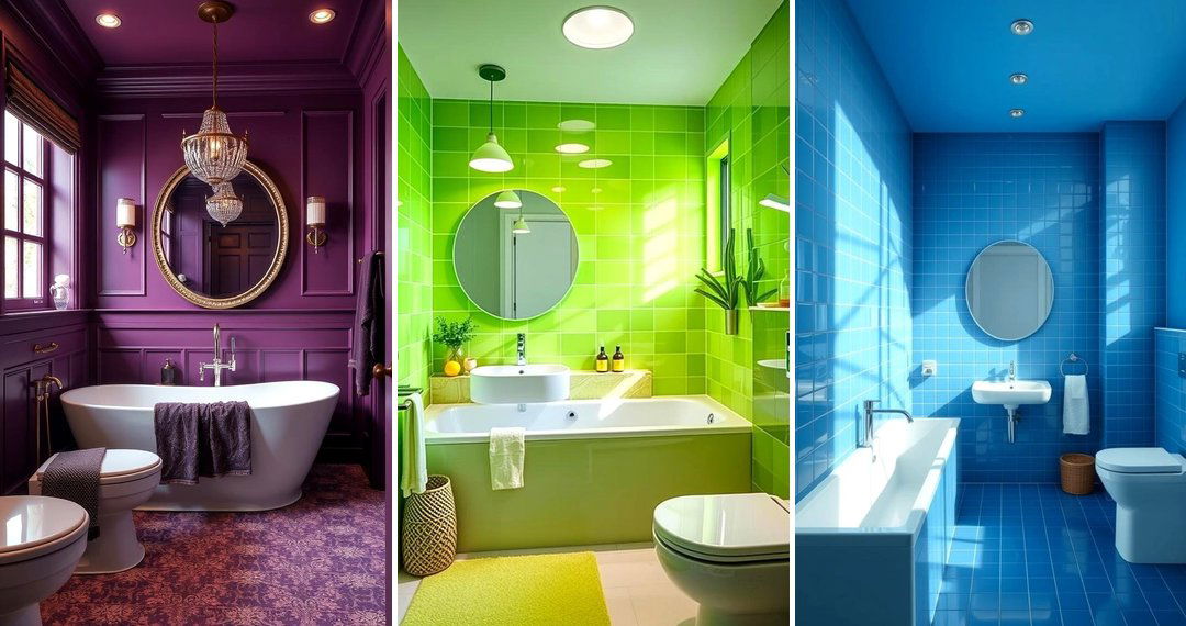 24 Colorful Bathroom Ideas to Brighten Your Daily Routine