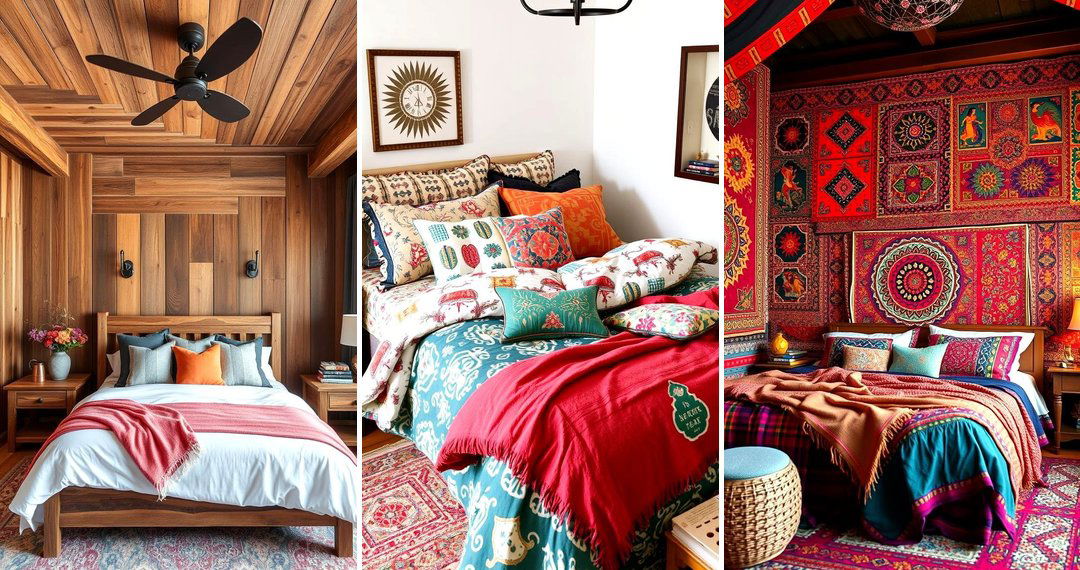 24 Vibrant Colorful Boho Bedroom Decor Inspirations