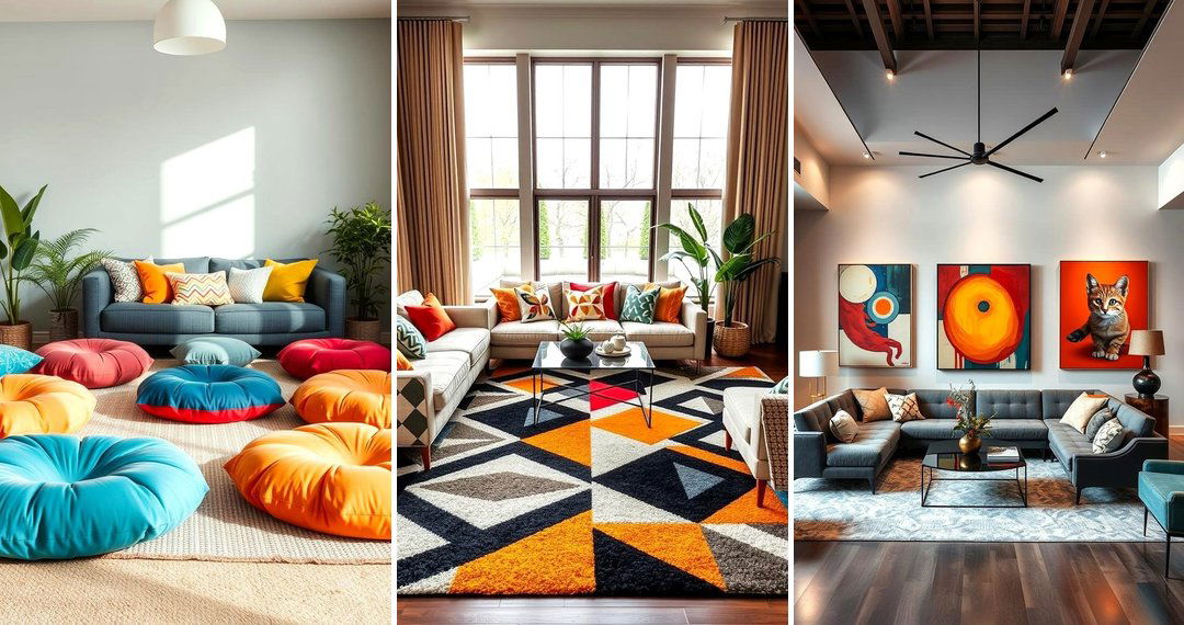 24 Dynamic Colorful Living Room Decor Inspirations