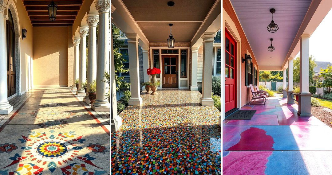 24 Concrete Porch Ideas for Modern Outdoor Durability