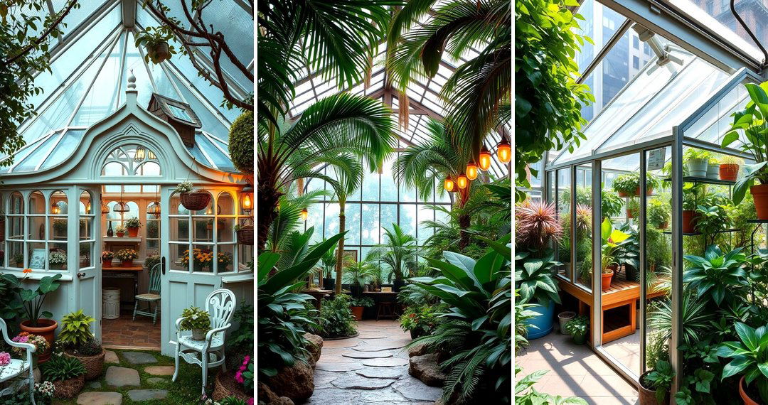 24 Corner Greenhouse Ideas for Compact Plant Lovers
