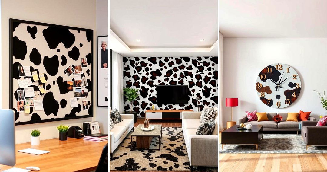 24 Cow Print Room Decor Ideas for Bold Accent Spaces