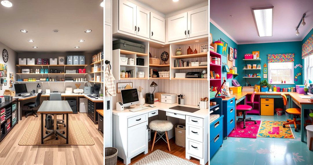 24 Craft Room Ideas to Organize Creative Workspaces