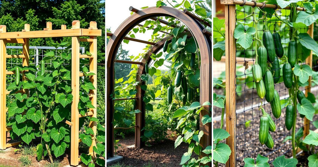 24 Innovative Cucumber Trellis Ideas for Your Garden