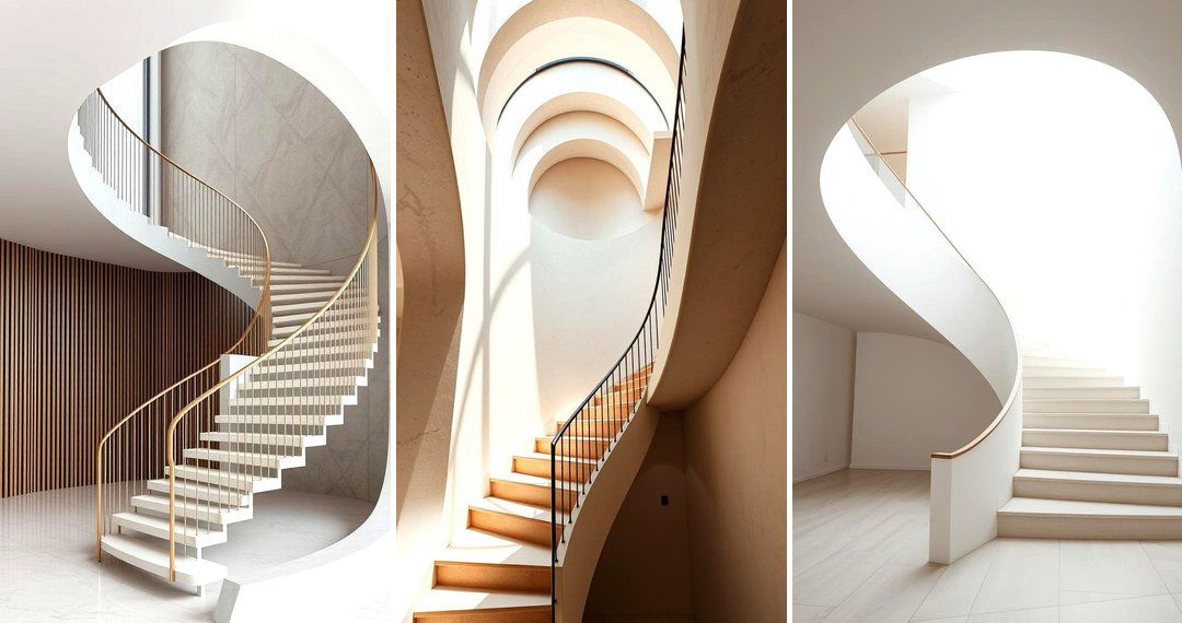 24 Curved Staircase Ideas: Elegant & Space-Saving Designs