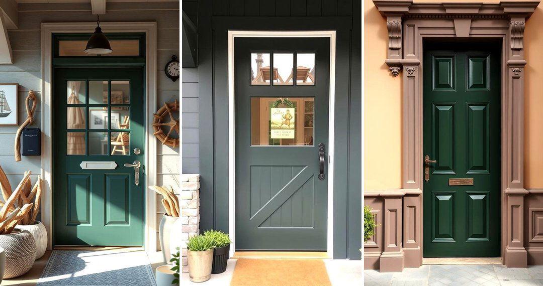 Dark Green Front Door Ideas: 24 Bold Entrance Designs