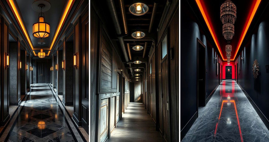 24 Dark Hallway Ideas for Bold and Inviting Passageways