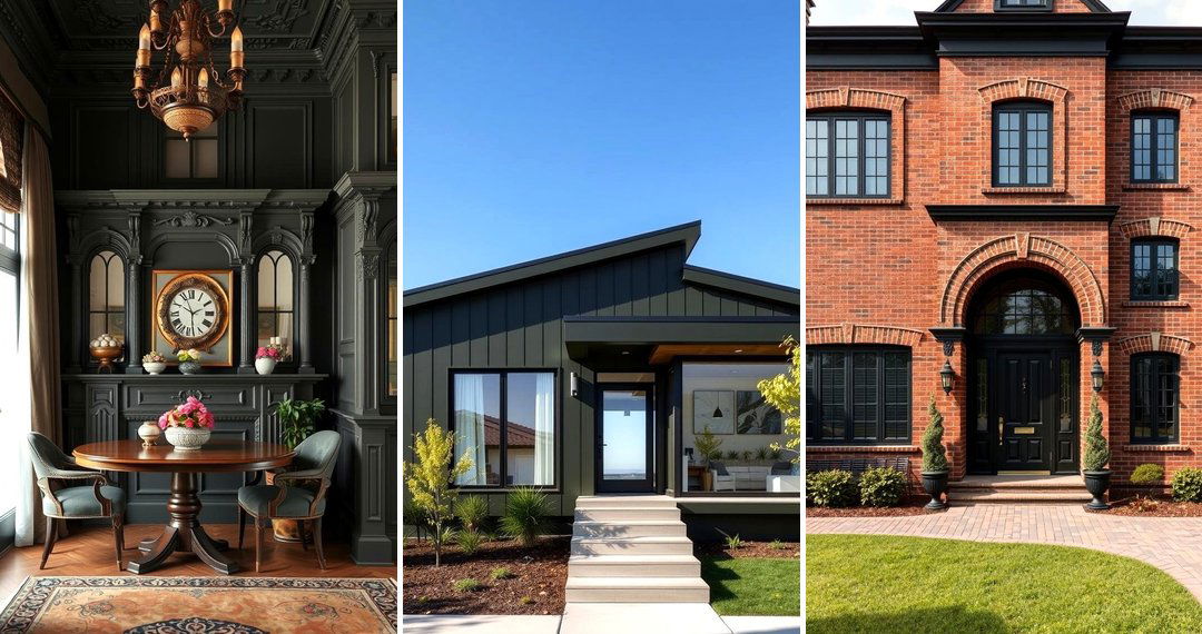 24 Dark Olive Green House Exterior Design Inspirations