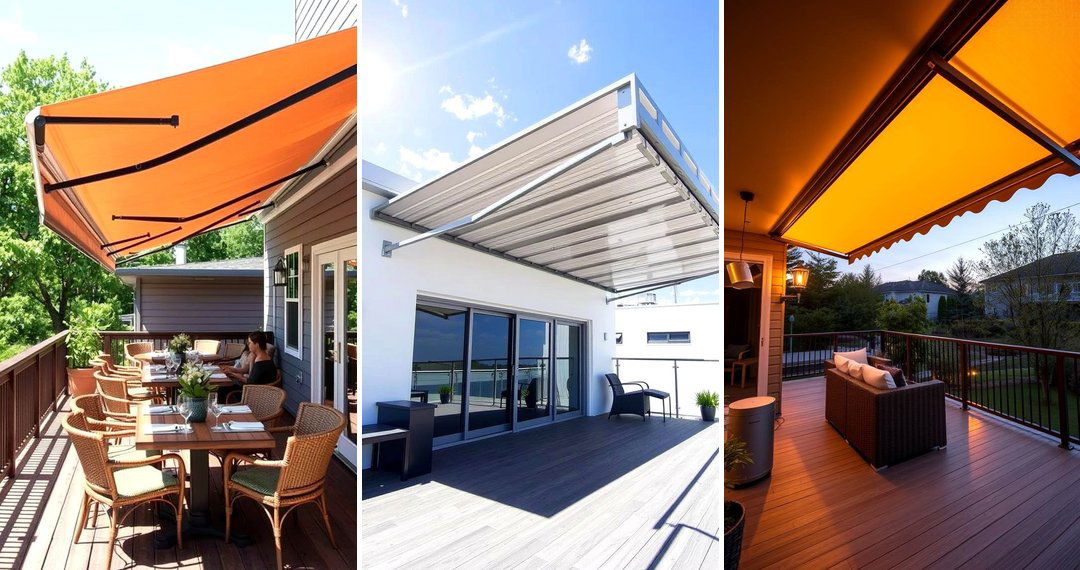 24 Deck Awning Ideas for Shaded Outdoor Living Spaces