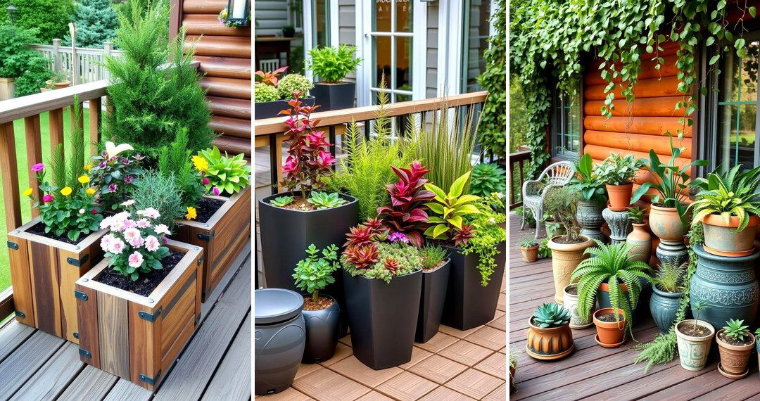 Deck Decorating Ideas With Plants: 24 Fresh Concepts