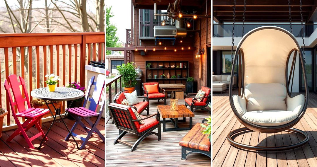 24 Deck Furniture Ideas for Chic and Durable Outdoor Spaces