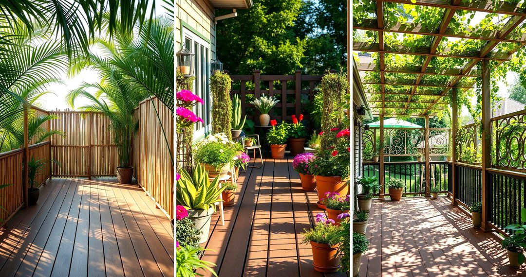 24 Deck Privacy Ideas for Secluded Outdoor Relaxation