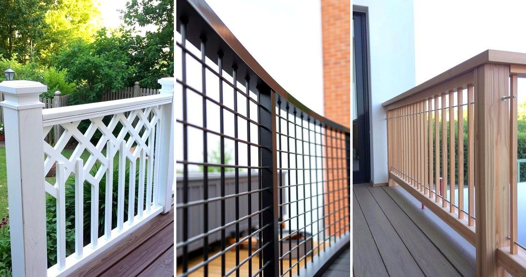 24 Deck Railing Ideas to Enhance Safety and Style Outdoors